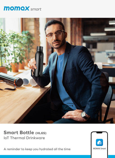 Momax Smart Bottle IoT Thermal Drinkware