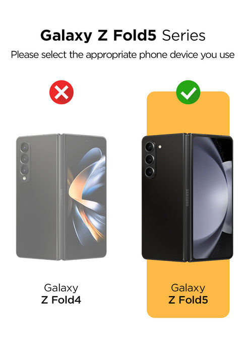 VRS Design Samsung Galaxy Z Fold 5 Case Simpli Fit with FRONT Screen Protector