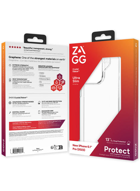 Zagg iPhone 15 PRO Case Crystal Palace