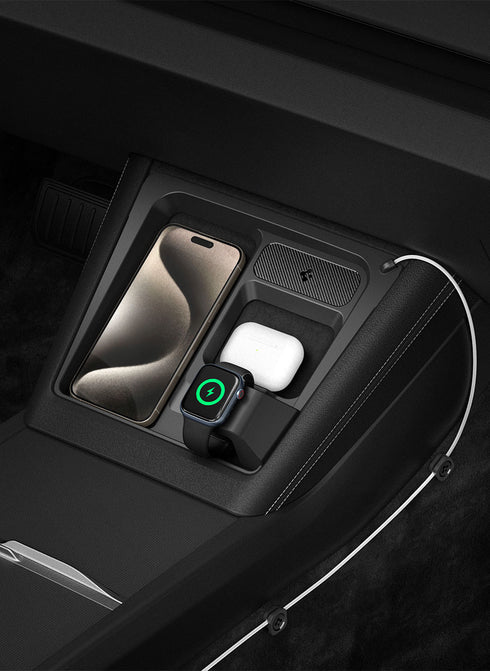 Spigen Tesla Model 3 Highland (2025/2024) 3 in 1 Wireless Charging Hub Mount