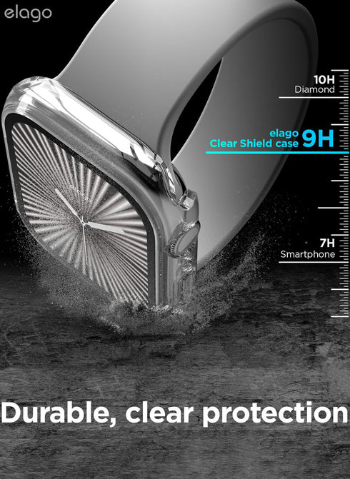 elago Apple Watch Series 10/9/8/7 (42mm) Case Clear Shield