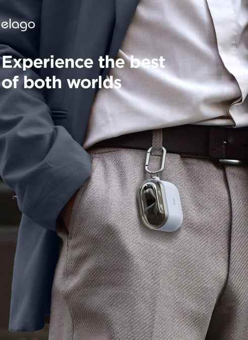 elago Samsung Galaxy Buds 3 / 3 PRO Case Duo Hang with Carabiner