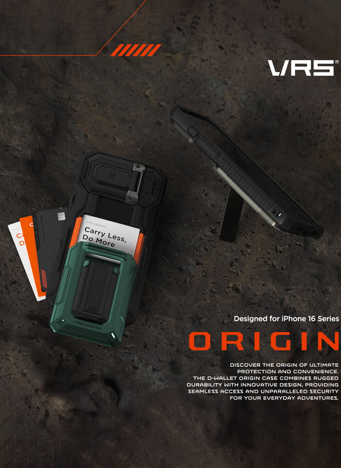 VRS Design iPhone 16 PLUS Case D-Wallet Origin