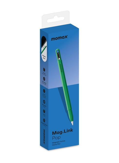 Momax MAG Link Pop Magnetic Active Stylus Pen easy charging via USB-C