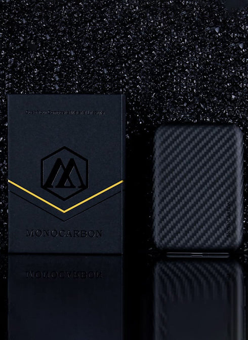 MONOCARBON MagSafe Battery Pack Case Real Carbon Fiber