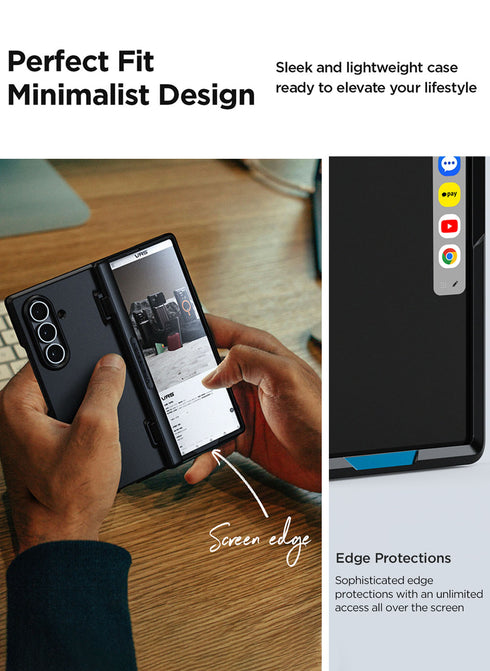 VRS Design Samsung Galaxy Z Fold 7 Case Terra Guard Modern with Hinge Protection