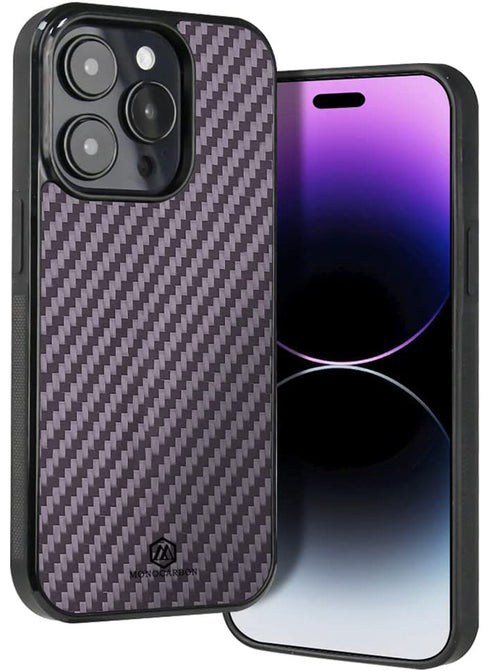 MONOCARBON iPhone 14 PRO Case Real Carbon Fiber (MagSafe)
