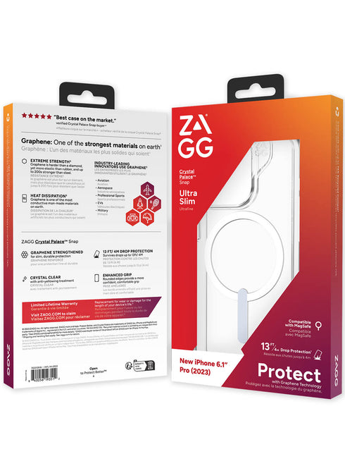 Zagg iPhone 15 PRO Case Crystal Palace Snap