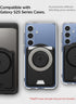 Spigen Samsung Galaxy S26 / S25 series Dual-Side Magnetic Wallet 3 Cards Holder Valentinus (MagFit Plus)