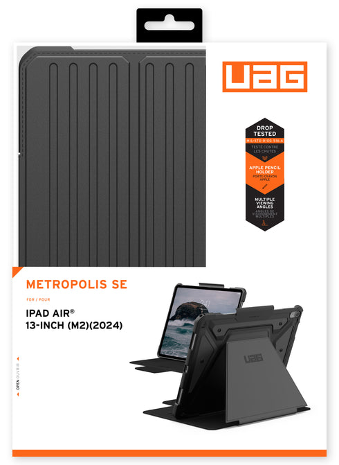 UAG iPad Air 13" M2 (2024) Case Metropolis SE with Pencil Holder