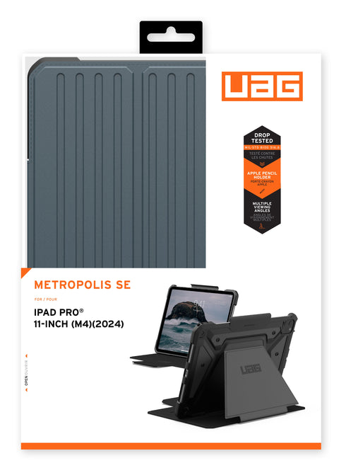 UAG iPad Pro 11" M4 (2024) Case Metropolis SE with Pencil Holder