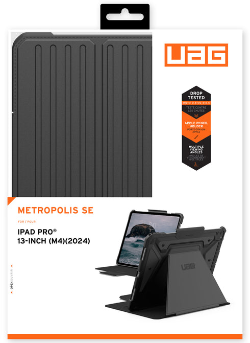 UAG iPad Pro 13" M4 (2024) Case Metropolis SE with Pencil Holder