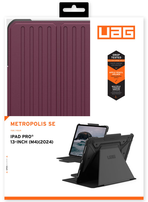 UAG iPad Pro 13" M4 (2024) Case Metropolis SE with Pencil Holder