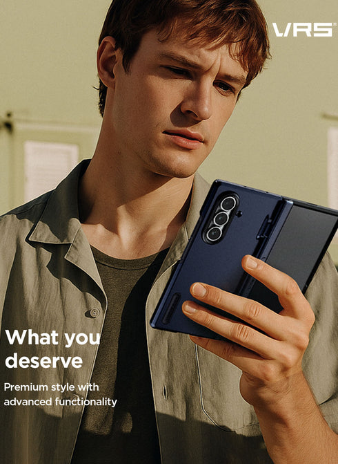 VRS Design Samsung Galaxy Z Fold 7 Case Terra Guard Modern with Hinge Protection