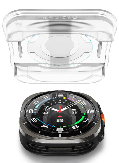 Spigen Samsung Galaxy Watch ULTRA (47mm) Tempered Glass Screen Protector GLAStR EZ Fit