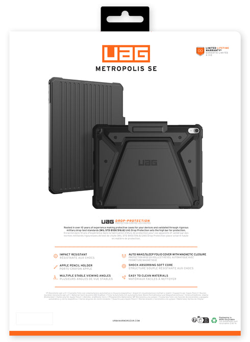 UAG iPad Air 13" M2 (2024) Case Metropolis SE with Pencil Holder