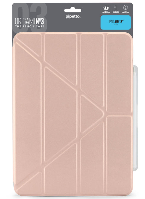 Pipetto iPad Air 13" M2 (2024) Case Origami No. 3 with Pencil Slot