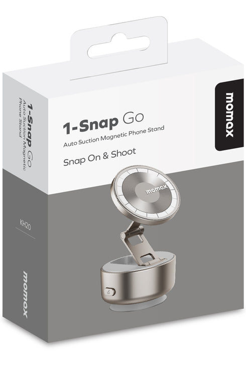 Momax 1-Snap Go 360° Auto-Suction Foldable Magnetic Phone Stand