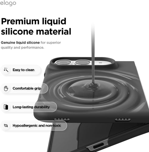 elago iPhone Duo Case Magnetic Silicone (MagSafe Compatible)