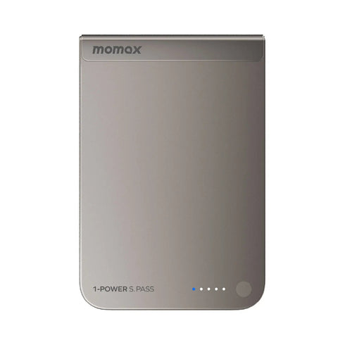 1-POWER S.PASS 5000mAh QI2 Magnetic Wireless Power Bank USB-C Up to 15W PD Output