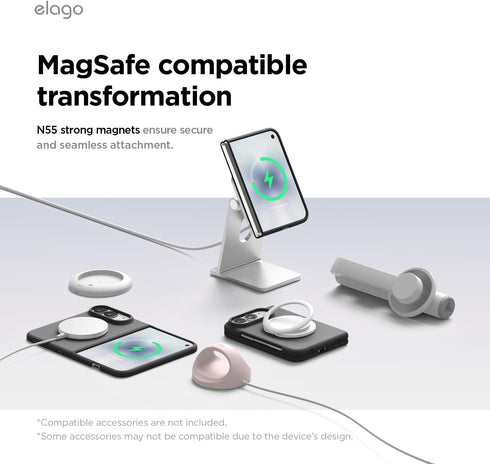 elago iPhone Duo Case Magnetic Silicone (MagSafe Compatible)