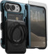VRS Design iPhone Duo Case Damda Glide Hybrid with Screen Protector (2 Card Wallet Holder and Kickstand)