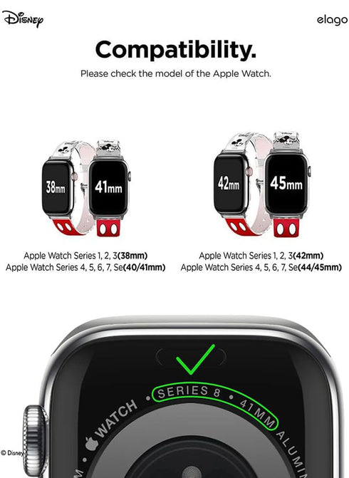 elago Apple Watch (40/38mm) Minnie Mouse Band