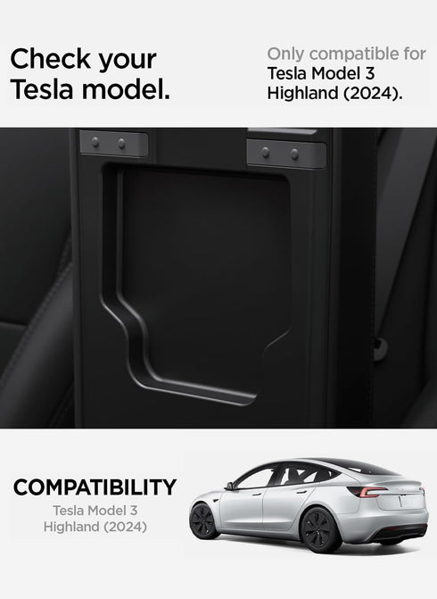 Spigen Tesla Model 3 (2024) One Tap Hidden Storage Box
