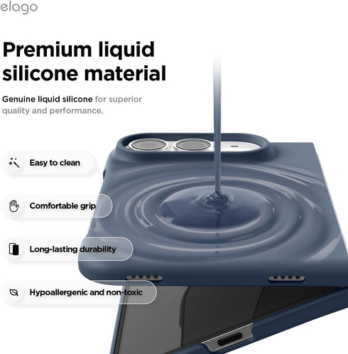 elago iPhone Duo Case Magnetic Silicone (MagSafe Compatible)