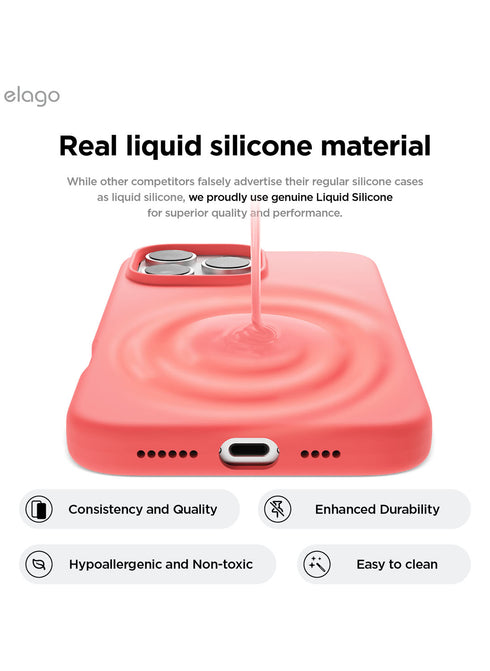 elago iPhone 16 Pro MAX Case Liquid Silicone