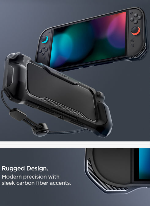 Spigen Nintendo Switch 2 Handheld Case Rugged Armor w/ Strap