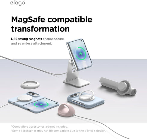elago iPhone Duo Case Magnetic Silicone (MagSafe Compatible)