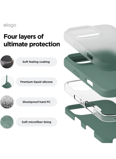 elago iPhone 16 Pro MAX Case Liquid Silicone