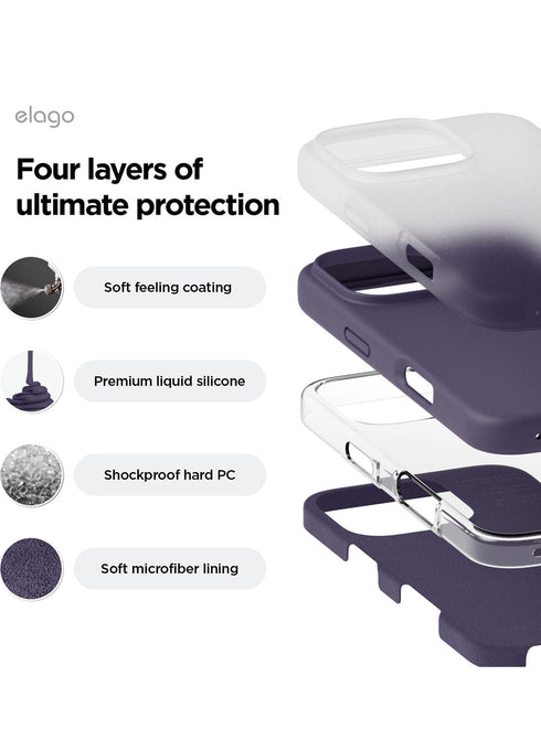 elago iPhone 16 Pro MAX Case Liquid Silicone