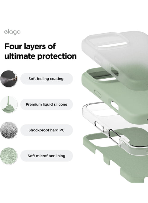 elago iPhone 16 Pro MAX Case Liquid Silicone
