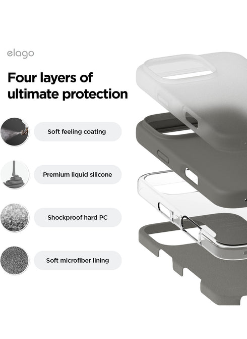 elago iPhone 16 Pro MAX Case Liquid Silicone