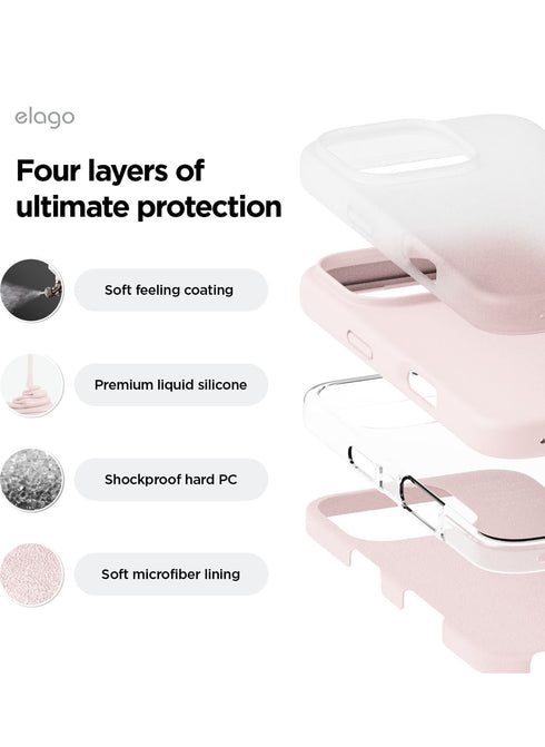 elago iPhone 16 Pro MAX Case Liquid Silicone