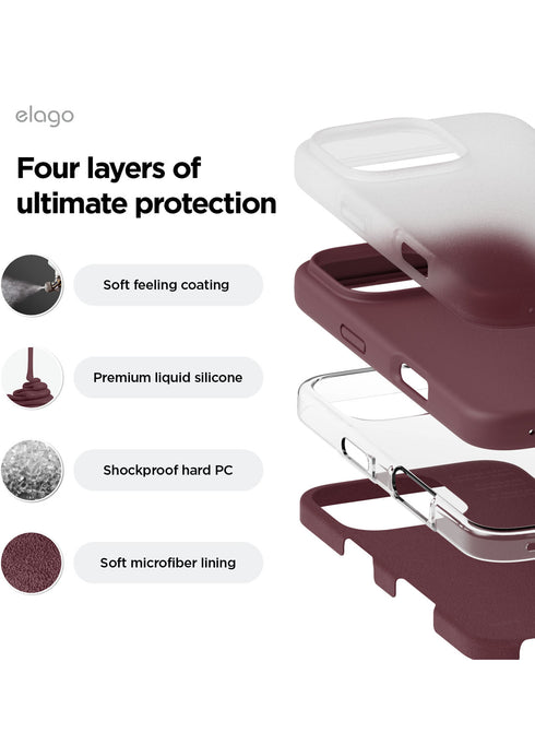 elago iPhone 16 Pro MAX Case Liquid Silicone
