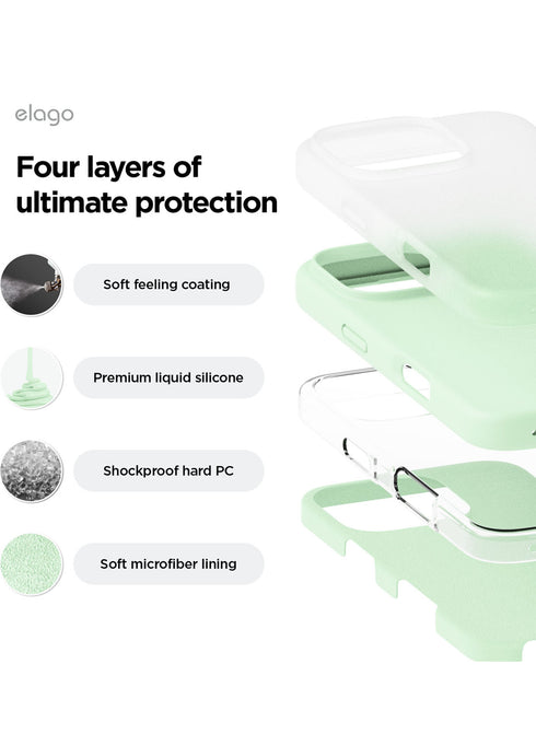 elago iPhone 16 Pro MAX Case Liquid Silicone