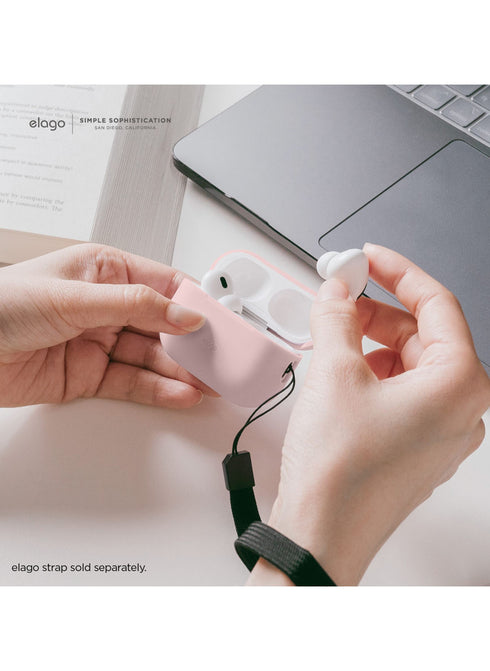elago AirPods PRO 2 Case Silicone with Lanyard