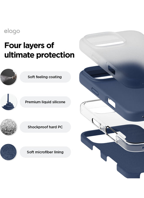 elago iPhone 16 Pro MAX Case Liquid Silicone