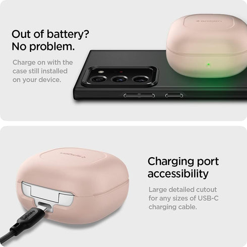 Spigen Samsung Galaxy Buds 2 PRO / Buds 2 / PRO / LIVE Case Silicone Fit