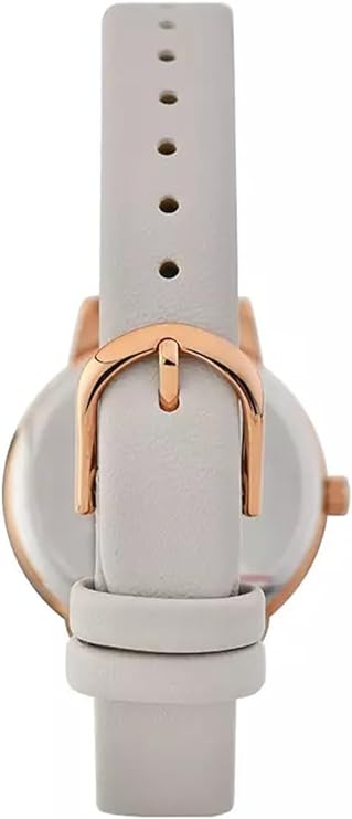 Olivia Burton Bejewelled Bee, White Dial Blush Vegan Material Strap (30mm)