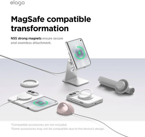 elago iPhone Duo Case Magnetic Silicone (MagSafe Compatible)