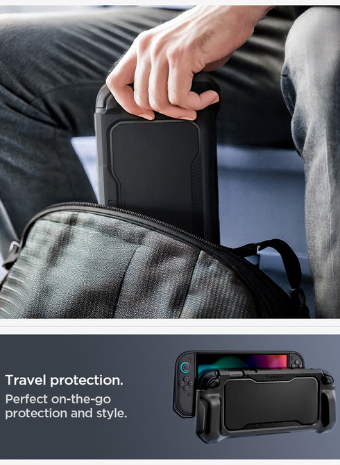 Spigen Nintendo Switch 2 Handheld Case Rugged Armor w/ Strap