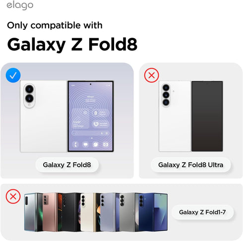 elago Samsung Galaxy Z Fold 8 Case Magnetic Hybrid