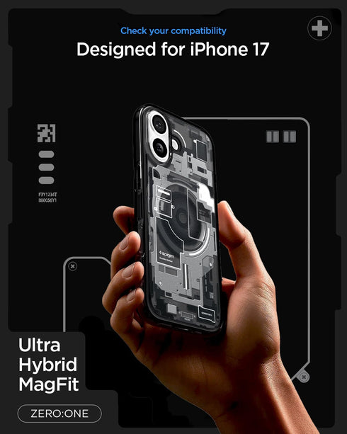 Spigen iPhone 17 Case Ultra Hybrid MAGFIT ZERO ONE