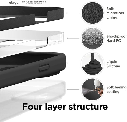 elago iPhone 14 Case Liquid Silicone