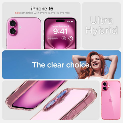 Spigen iPhone 16 Case Ultra Hybrid