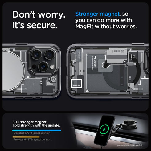 Spigen iPhone 15 Pro MAX Case Ultra Hybrid MagFit Zero One